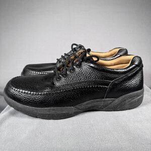 Dr. Comfort Stallion Shoes Mens Size 15 Wide Black Diabetic Orthopedic 8710